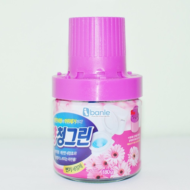 Chai tẩy toilet bồn cầu chính hãng Hàn Quốc 180g khử mùi tạo mùi thơm