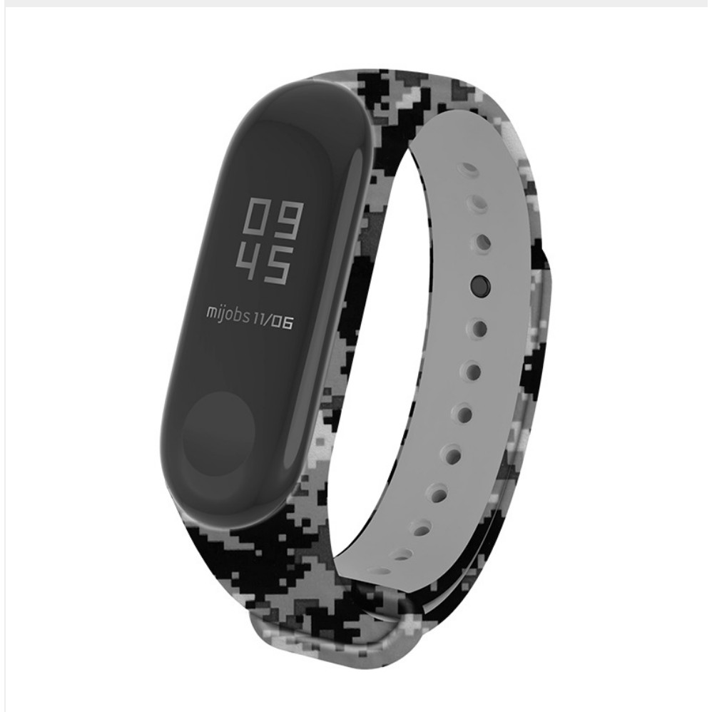 Dây thay thế họa tiết, cute Mijobs Miband 4 mi band 4 miband 4 miband 3