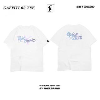 Áo thun tay lỡ unisex gaffiti 02 tee - the f brand