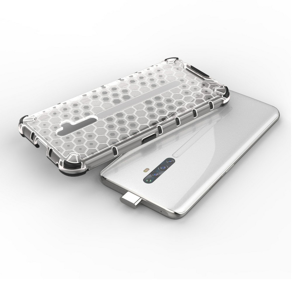 Ốp lưng Oppo Reno 2F / Reno 6Z 5G / Reno7 Z 5G chống sốc vân tổ Ong kiểu dáng UAG thời trang siêu bền