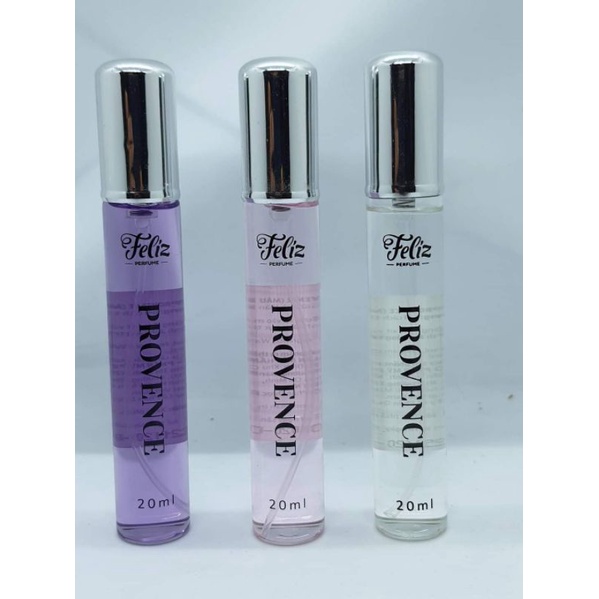 Nước hoa Feliz Perfume Provence (màu trắng, hồng, tím), chai 20ml no box, tự tin lôi cuốn đầy quyến rũ, Moon Store 9999