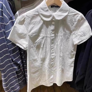 Áo sơ mi cổ sen Brandy Mell freesize
