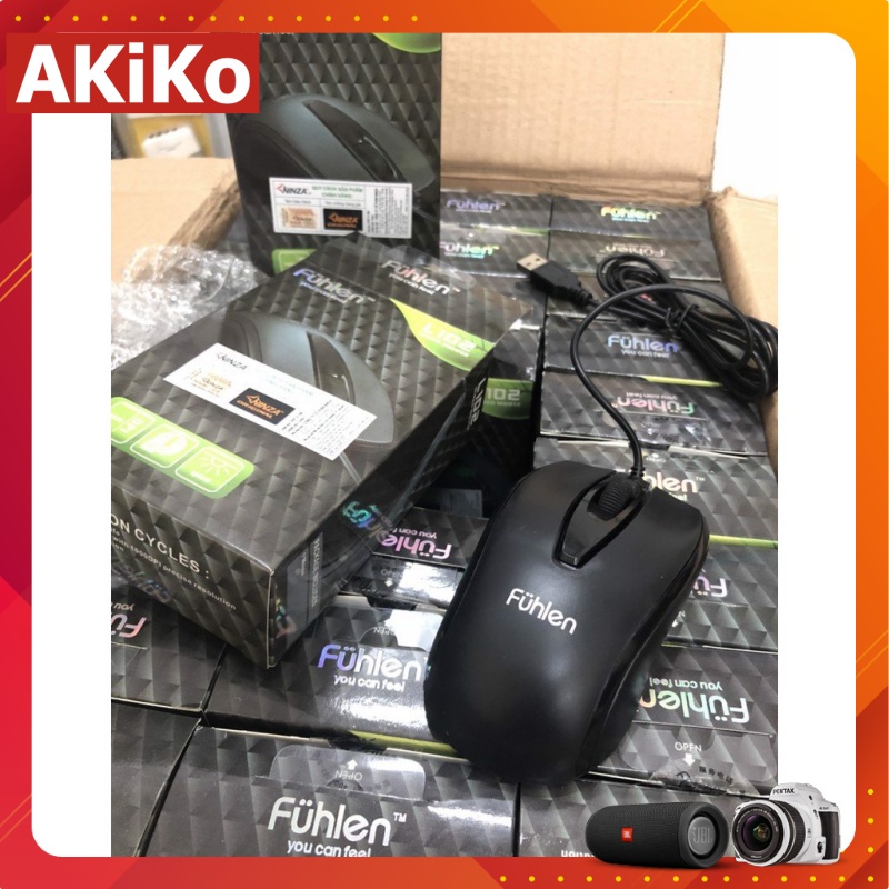 Chuột máy tính laptop có dây gaming Fuhlen bảo hành 12 tháng AKIKO AK L102