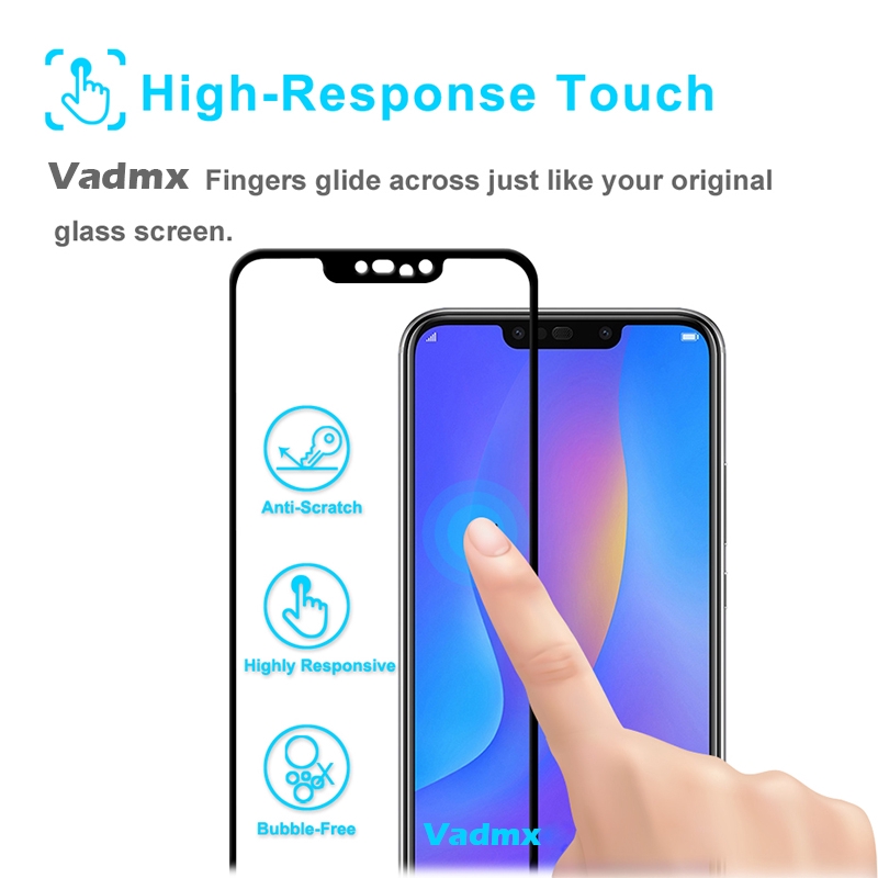 Kính cường lực 5D cho điện thoại Huawei Nova 7i 6 SE 5T 4 4e 3 3i 3e 2 lite 2S Plus Y7 Y6 Y5 Y9 Prime 2019 2018