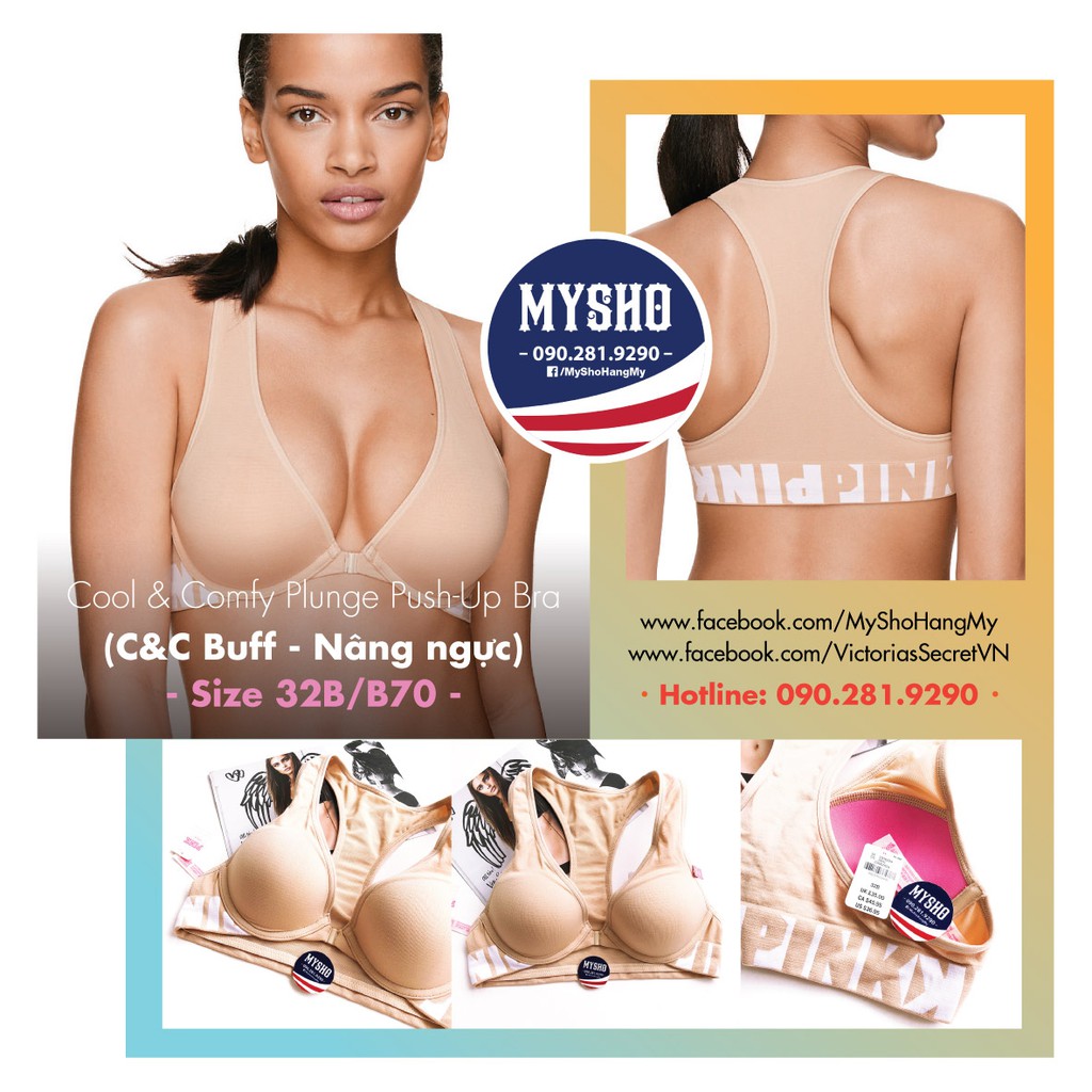 (có Bill mua hàng USA) Áo lót Cao cấp Victoria's Secret - 32B/B70