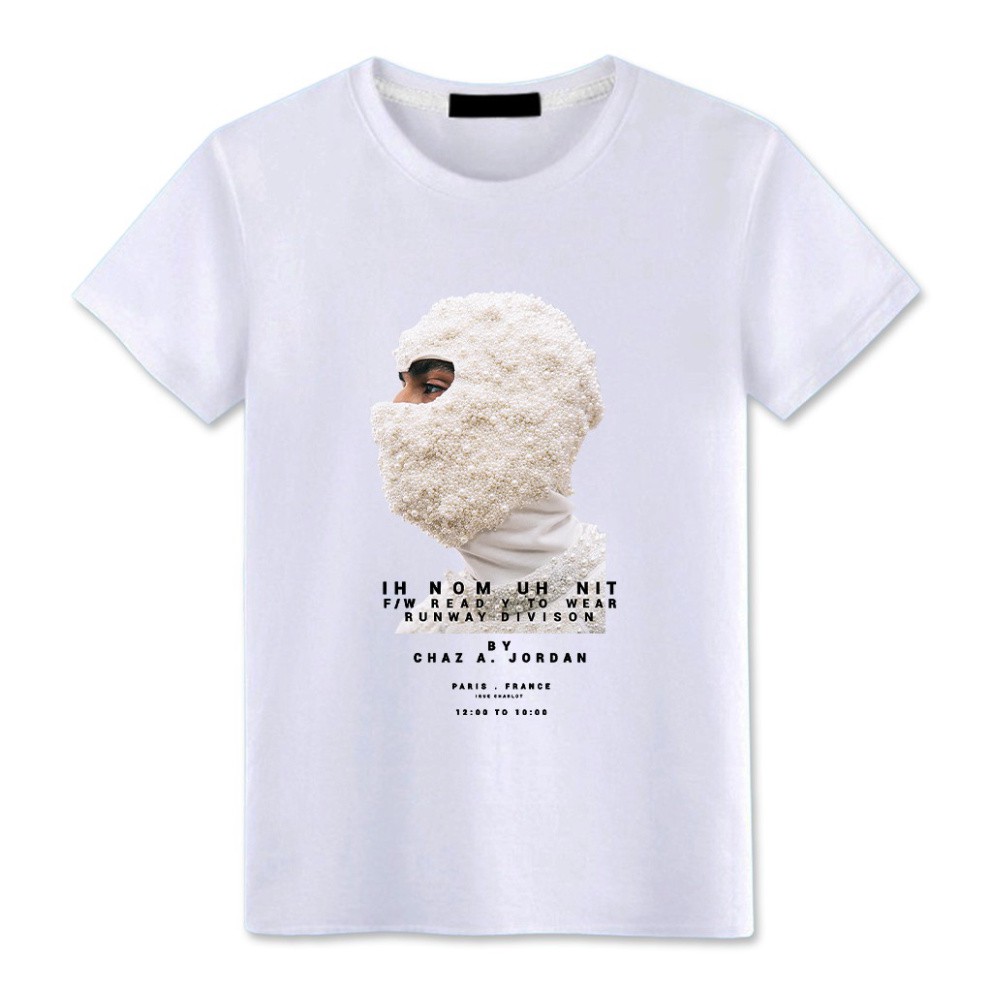 [Xả Kho] Áo thun unisex ngắn tay không cổ in decal cao cấp hình MẶT NGƯỜI NAM