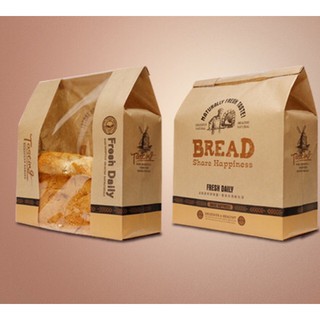 Túi đựng bánh mỳ hoa cúc ngang Bread