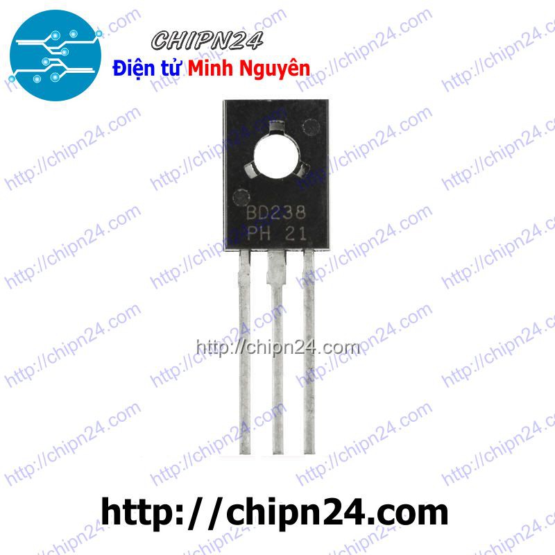 [3 CON] Transistor BD238 TO-126 PNP 2A 80V