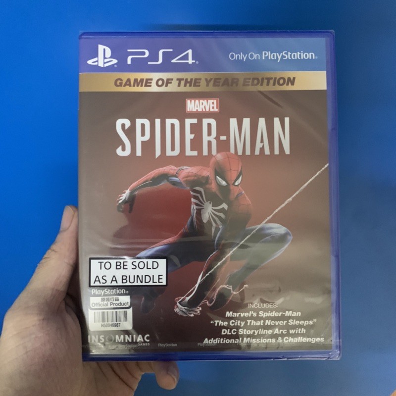 Đĩa Game PS4 Spider Man Game Of The Year Edition