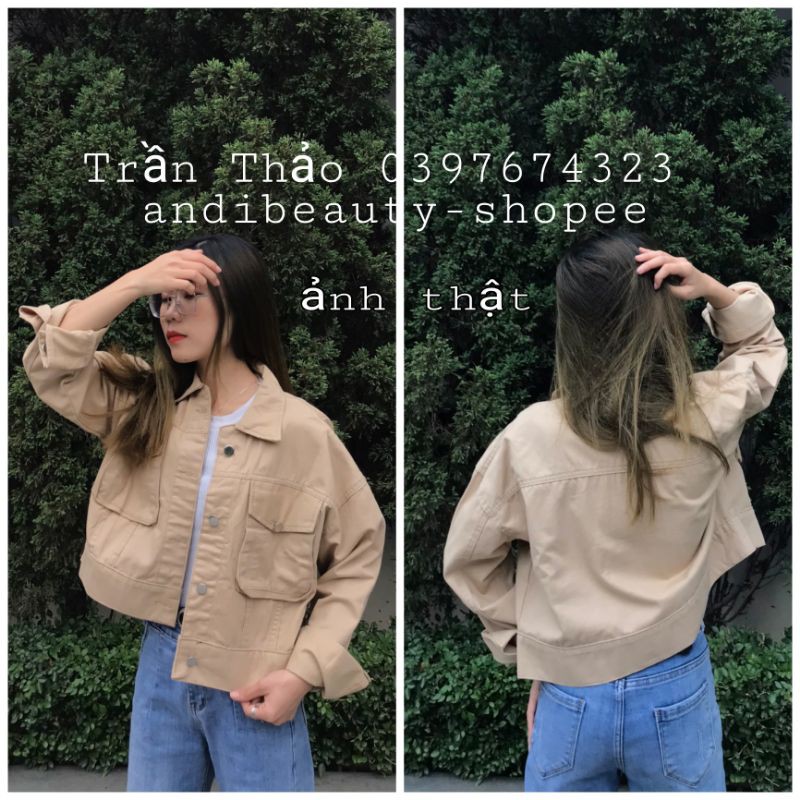 Áo Khoác Thô🍓FREESHIP🍓 Cổ Bẻ Dáng Croptop E'mer💎 Cực Phong Cách Hàng QCCC Loại 1 Siêu Đẹp ❤ KÈM ẢNH THẬT | BigBuy360 - bigbuy360.vn