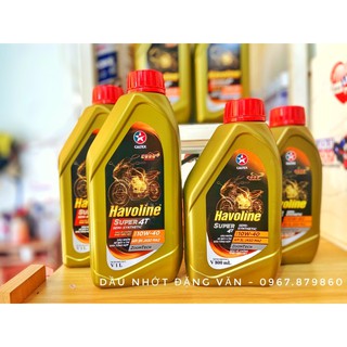 Dầu Nhớt Havoline Super 4T Semisynthetic 10W-40 chính hãng
