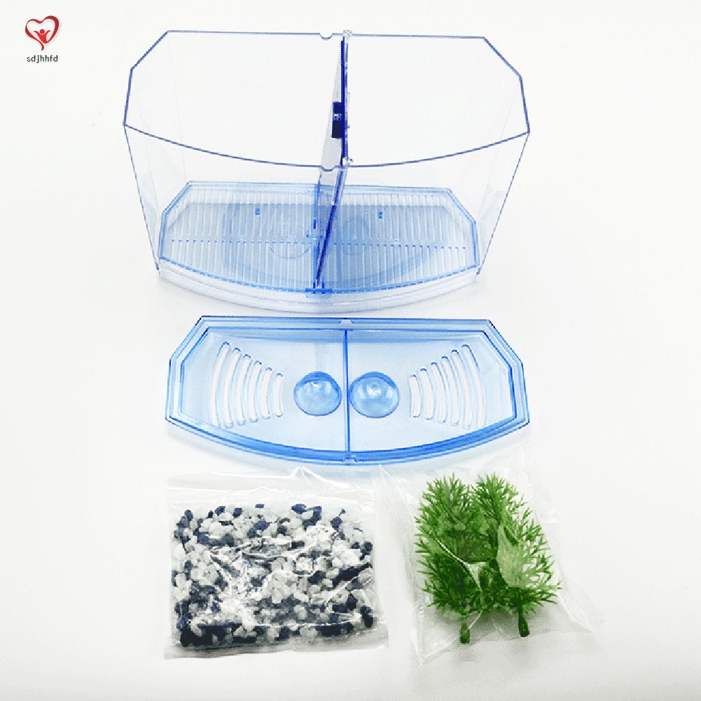 Bể cá cảnh mini bằng nhựa acrylic trang trí văn phòng