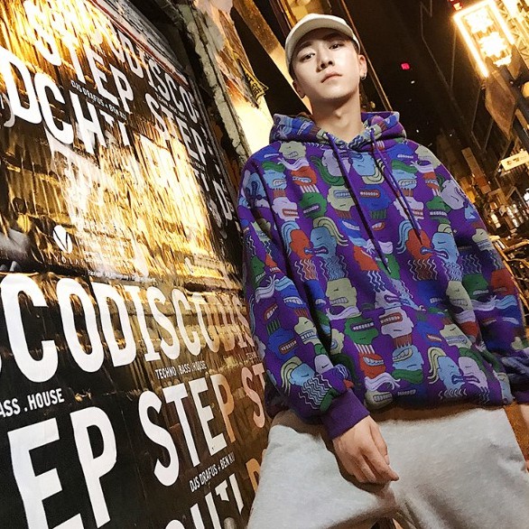 [ Mã 12FASHIONSALE1 giảm 10K đơn 50K ] Áo hoodie dáng rộng in hình phong cách Hàn Quốc thời trang nam dễ thương | BigBuy360 - bigbuy360.vn