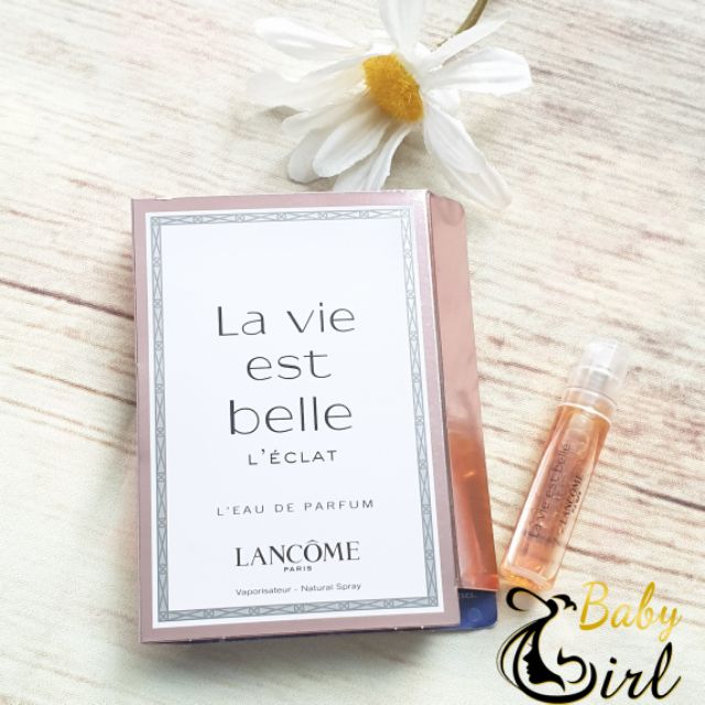 [SIÊU PHẨM] Nước hoa sample chính hãng nữ Lancome Lavie Est Belle 2ml | Thế Giới Skin Care