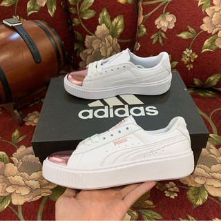 [Free Ship+Tặng Quà] Giày Pumaaa Mũi Hồng Nữ