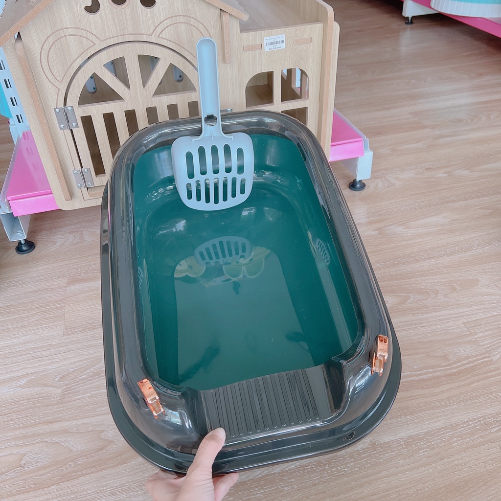 khay vệ sinh cho mèo size Lớn cao cấp 56x31x17cm