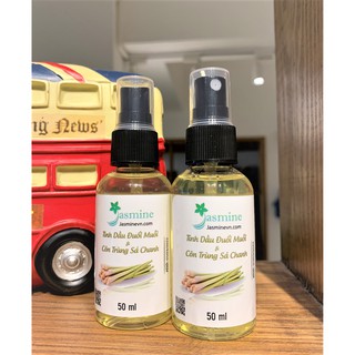 [Combo Tiết Kiệm, An Toàn Cho Bé] Combo Tinh Dầu Đuổi Muỗi Hương Sả Chanh, Dạng Xịt Tiện Lợi, Jasmine Chính Hãng 50ml