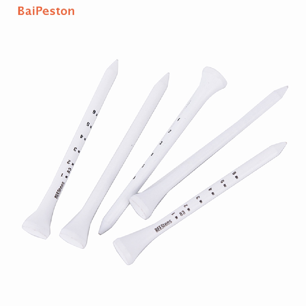 Set 50 Tee Golf Gỗ Màu Trắng 83mm Chuyên Nghiệp