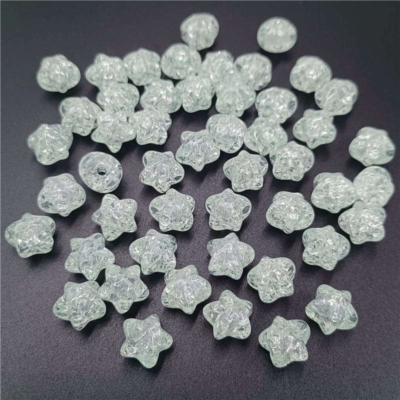 Set 20 Hạt Cườm Hình Ngôi Sao Dùng Làm Trang Sức Thủ Công