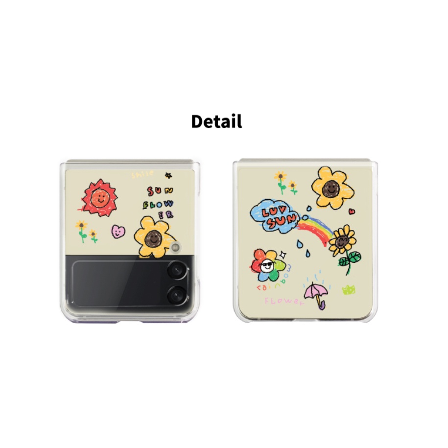 [SẴN] Ốp Samsung Z Flip 3/Z Flip 4 trong suốt in hình nhã nhặn có bản lề zflip3/ZFlip4/Z Flip3/Z Flip4