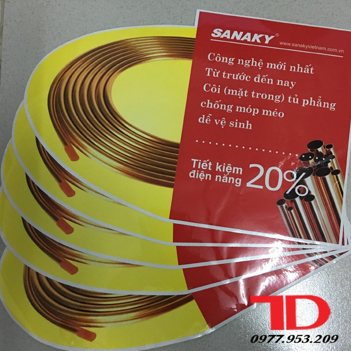 Tem dán Tủ Đông SANAKY, Tem năng lượng SAKAKY