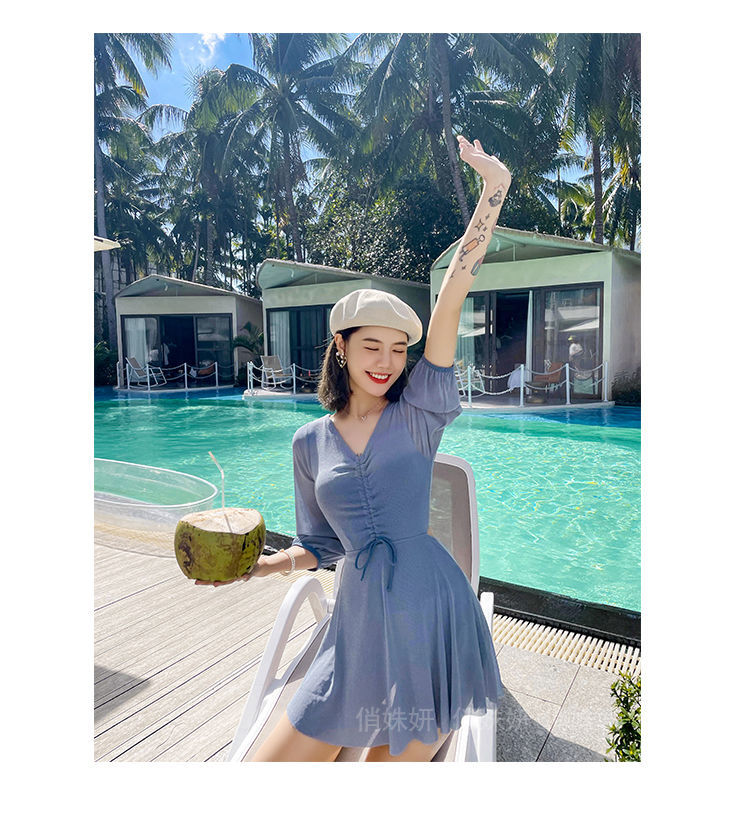 Đồ Bơi Một Mảnh Dài Tay Chống Nắng Thời Trang Cho Nữ 2021 | BigBuy360 - bigbuy360.vn