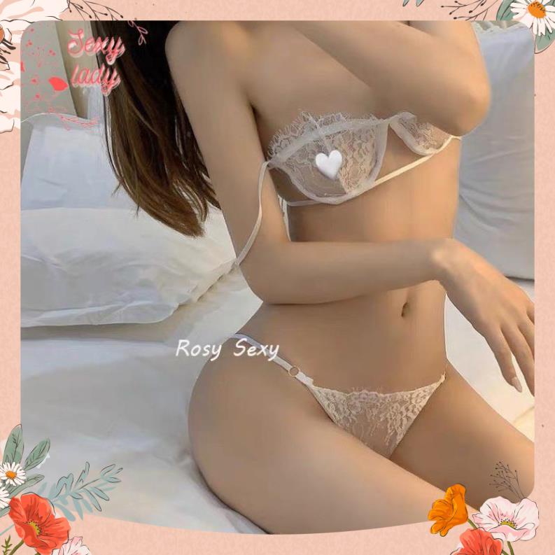 Bộ nội y ren có gọng đỡ ngực dành riêng cho dịp đặc biệt mlem mlem LG1T84