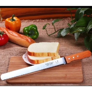 Dao cắt bánh cán gỗ 37cm lưỡi dày