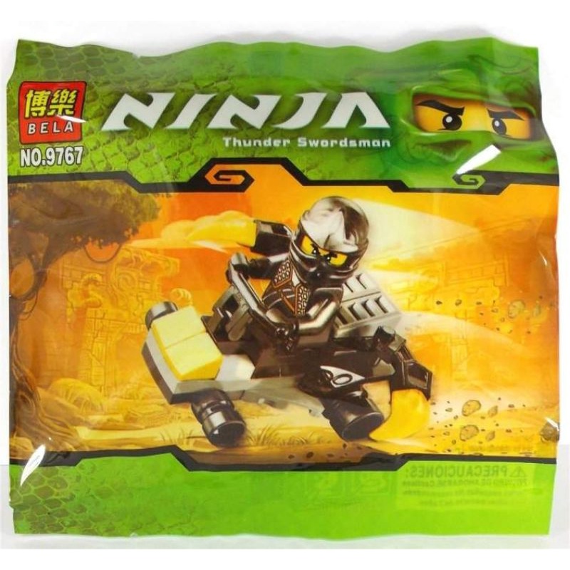 [Ninjago] Túi lắp ráp BELA ✔9765✔9766✔9767 hàng ko vỉ