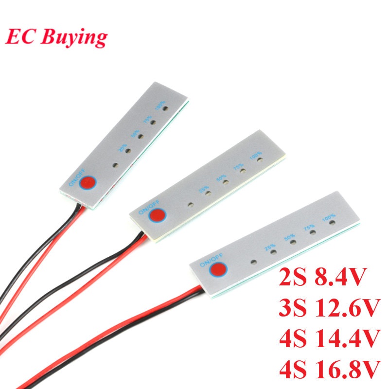 Mô Đun Đo Dung Lượng Pin Lithium 2s 3s 4s 12v 16.8vbms Li-Ion Pcb 18650 Màn Hình Lcd