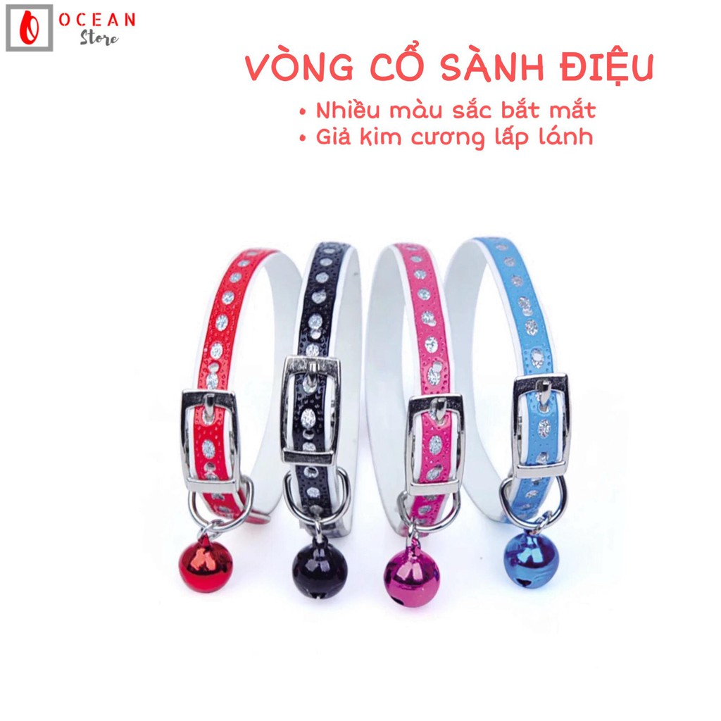 Vòng cổ có chuông cho chó mèo dưới 3kg - Phụ kiên thú cưng V04