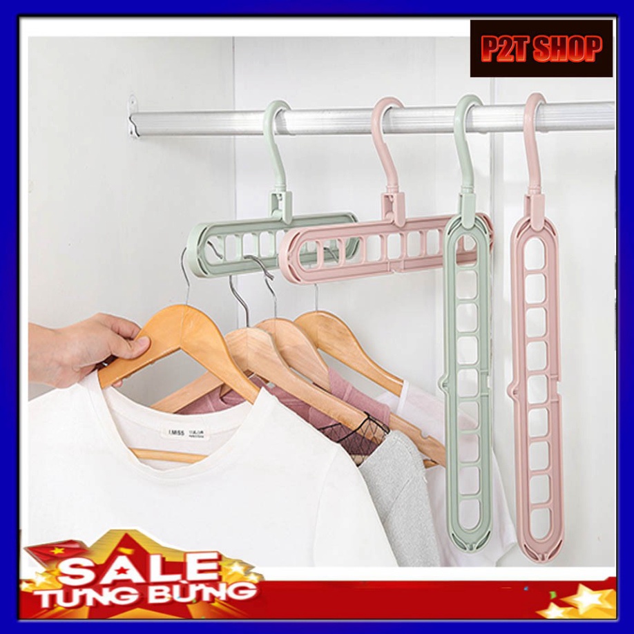 MÓC TREO QUẦN ÁO 9 LỖ THÔNG MINH CHẤT LƯỢNG CAO