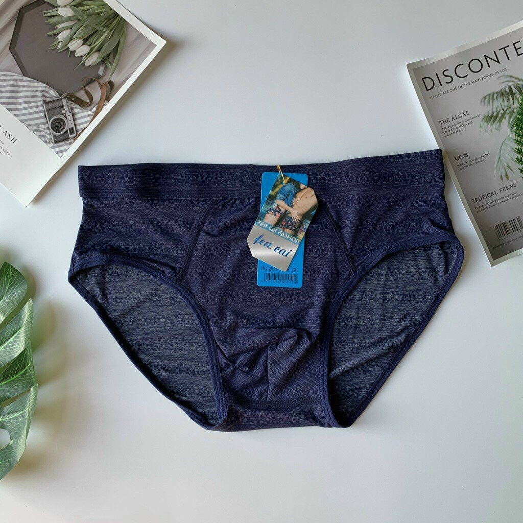 Quần Lót Nam Tam Giác Thun Lạnh Muối Tiêu Cao Cấp Co Dãn 4 Chiều 5038