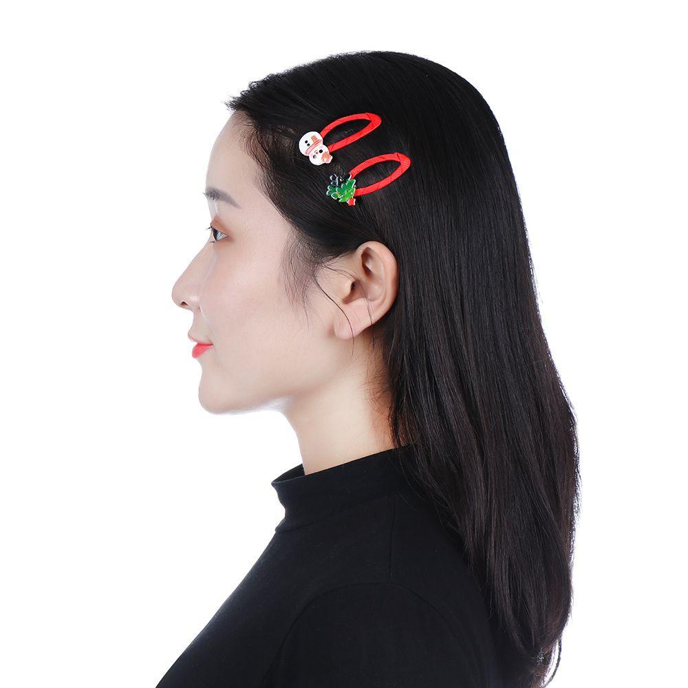 Kẹp Tóc Họa Tiết Giáng Sinh Cho Nam