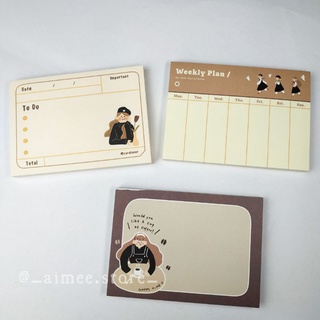 Set giấy note Brown vintage (Ảnh thật) - Aimée Store