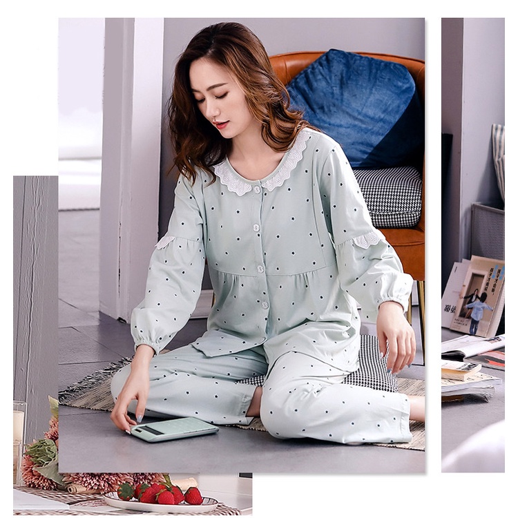 Bộ bầu - bộ sau sinh - chất liệu cotton - kiểu mới thời trang ( sao - dài )