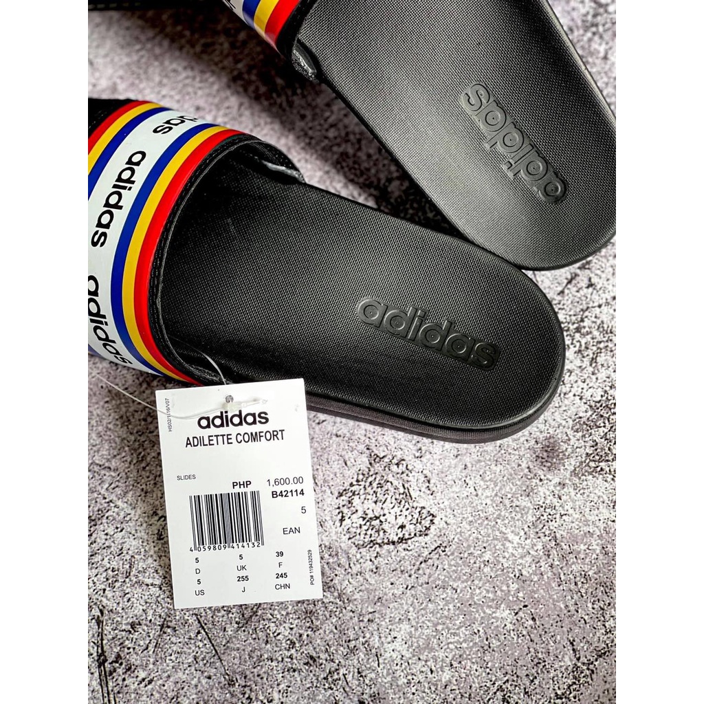 Dép Adidas kẻ 7 màu