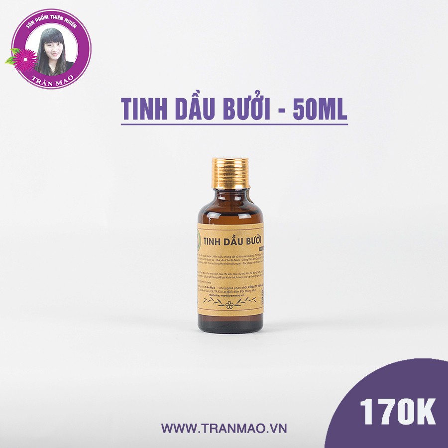 Tinh Dầu Bưởi Dưỡng Tóc Trần Mao [50ML] - Kích Thích Mọc Tóc, Giảm Gãy Rụng Tóc, Phục Hồi Tóc Chắc Khỏe | BigBuy360 - bigbuy360.vn