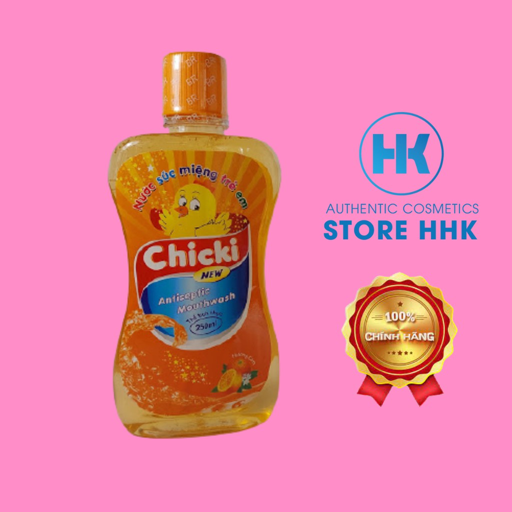 Nước Súc Miệng Chicky 250Ml - Bảo vệ Răng Miệng Cho Bé