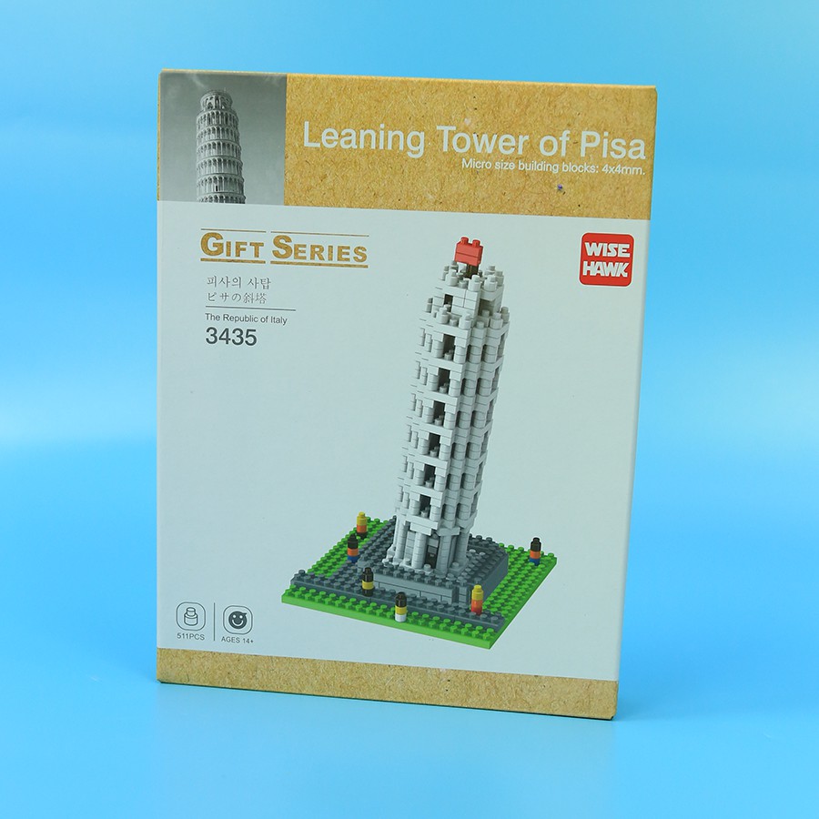 Ghép hình Tháp nghiêng Pisa