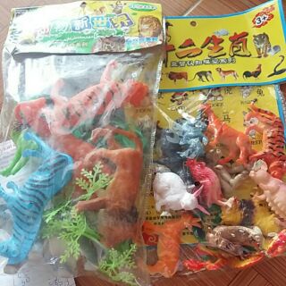 Túi thú 12 con giáp.Túi thú động vật hoang dã. Đồ chơi trẻ em