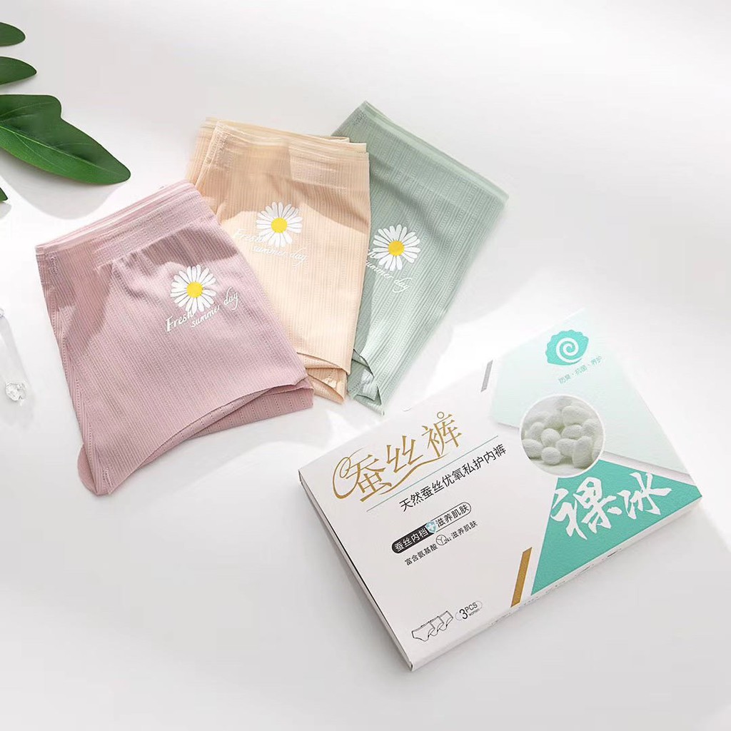 [ GIẢM GIÁ SỐC] HỘP 3 QUẦN SU HOA CÚC XUẤT DƯ CỰC ĐẸP