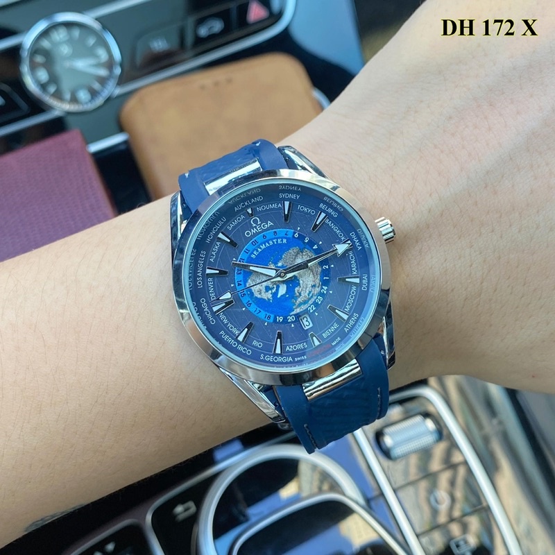 Đồng hồ nam Omega đẹp trống nước  máy pin cao cấp cực bền - Bảo hành 12 tháng lỗi 1 đổi 1