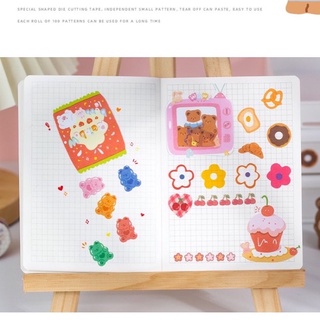 Sticker dạng cuộn 100 cái