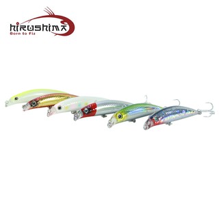 Hirushima - Mồi giả câu cá chẽm - Lipless Minnow 9x