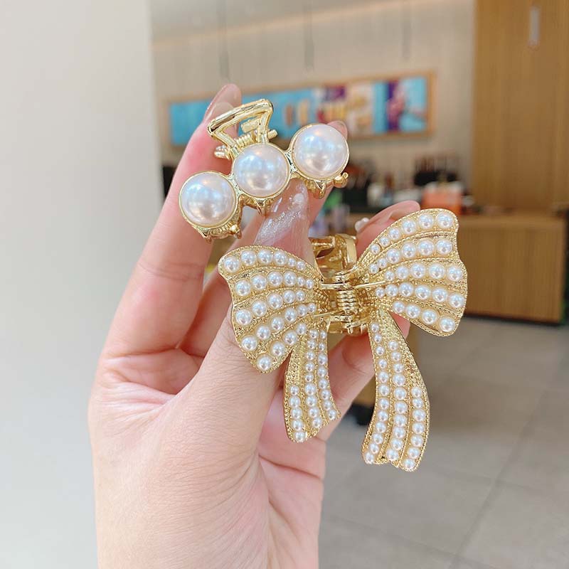 Kẹp Tóc Đính Ngọc Trai Thời Trang Hàn Quốc