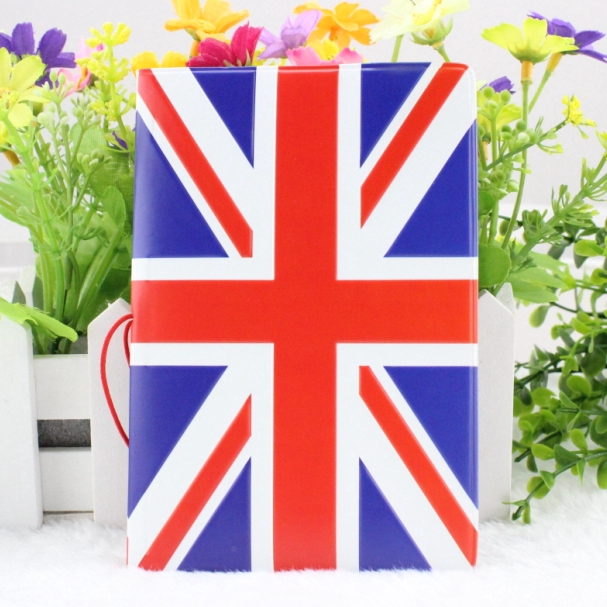 ForeverFriends PU&PVC Passport Holder Cover ID Credit Card Cover Bags Folder for Travel -British Union Jack