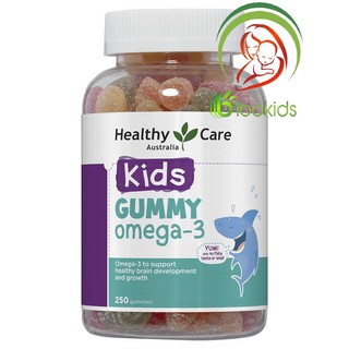 Kẹo Gummy Omega-3 Healthy Care 250 viên cho bé trên 2 tuổi