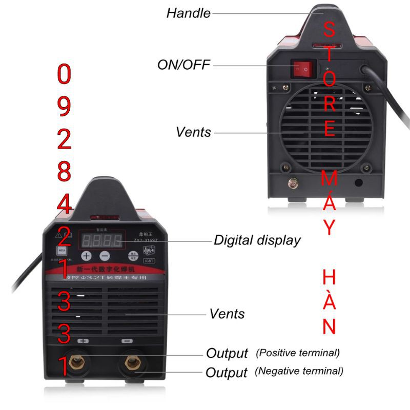 MÁY HÀN ĐIỆN TỬ SHENGDA 200T