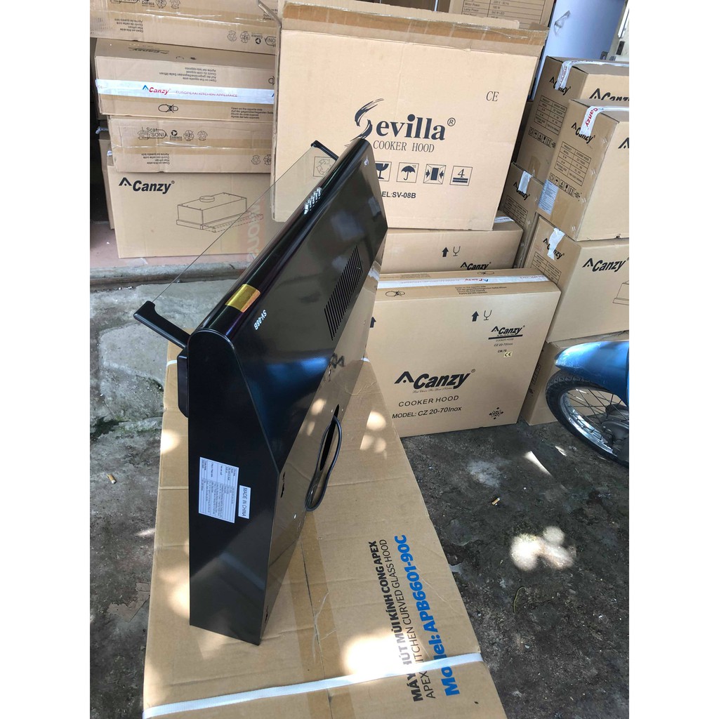 Máy hút mùi kính phẳng Sevilla SV08B - 70cm